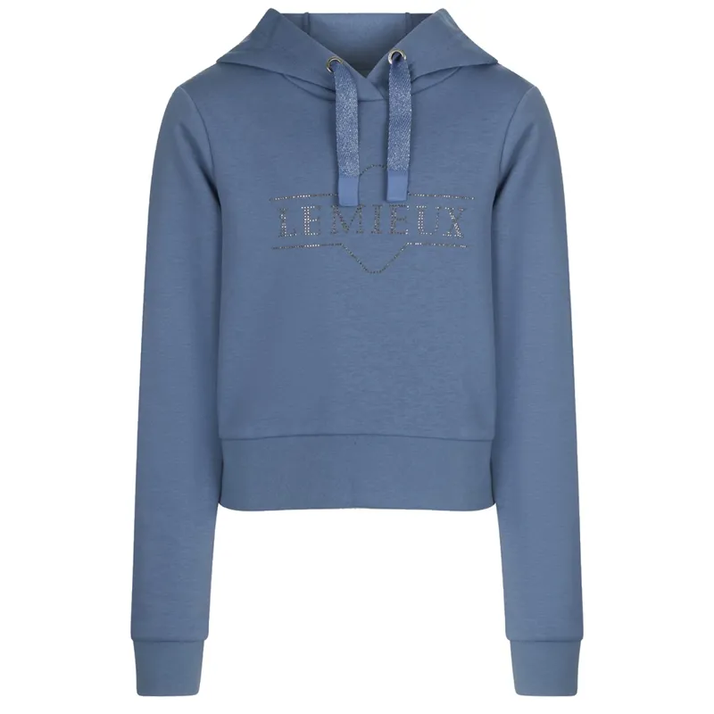 LeMieux Young Rider Cropped Hoodie - Ice Blue